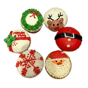 Bánh Cupcake, Christmas Cupcakes, 6 Cái (390g) - HARVEST BAKING